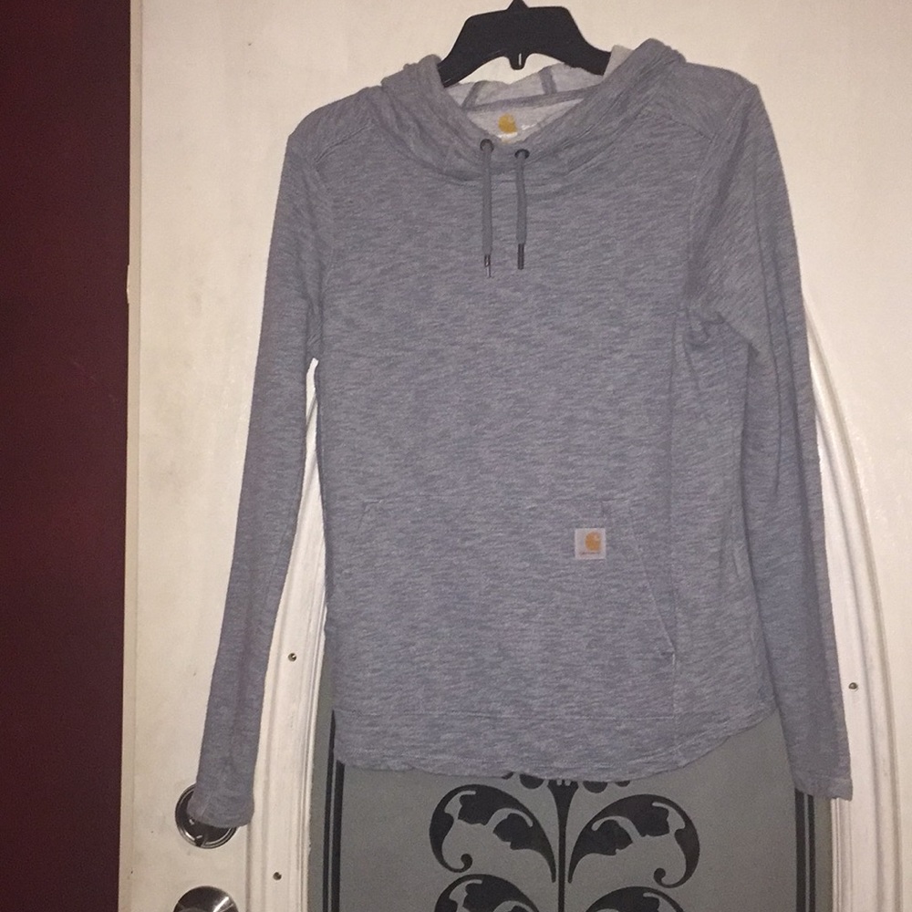 Blue Carhartt hoodie